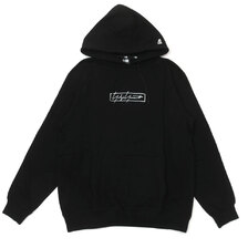 Yohji Yamamoto &times; NEW ERA 21AW BOX LOGO PULLOVER HOODIE BLACK画像