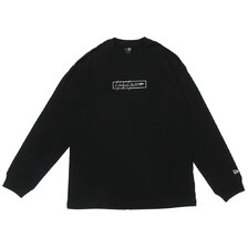 Yohji Yamamoto &times; NEW ERA 21AW BOX LOGO L/S TEE BLACK画像