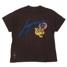 Cactus Jack &times; Fragment Design ICONS TEE BROWN画像