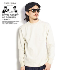 GLAD HAND ROYAL POCKET L/S T-SHIRTS -OATMEAL-画像
