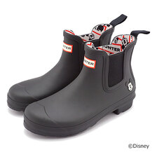 HUNTER W ORIGINAL CHELSEA BOOT DISNEY PRNT black WFS1023MKY画像