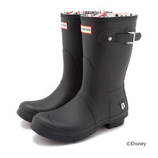 HUNTER W ORIGINAL SHORT BOOT DISNEY PRINT black WFS1022MKY画像
