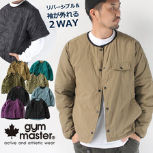 gym master リバーシブルマウンテンキルト2WAYノーカラーJKT G733682画像
