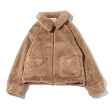 UGG ステンカラー フェイクファーコート 21AW-UGJK04画像