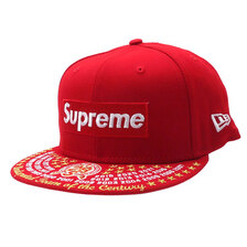 Supreme 21FW Undisputed Box Logo New Era RED画像