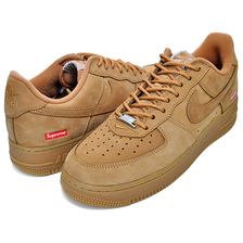 NIKE AIR FORCE 1 LOW SP SUPREME flax/flax-gum light brown DN1555-200画像