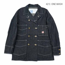 HEAD LIGHT Lot.HD15002 9.5oz. SPECIAL WEAVE DENIM DOUBLE BREASTED COAT画像