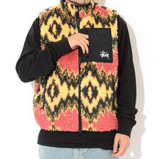 STUSSY Fillmore Sherpa Vest 118436画像