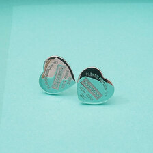 Supreme &times; TIFFANY&CO. 21FW Heart Tag Stud Earrings (Set of 2)画像