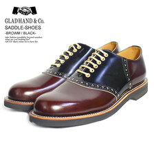 GLAD HAND &times; REGAL SADDLE-SHOES -BROWN/BLACK-画像