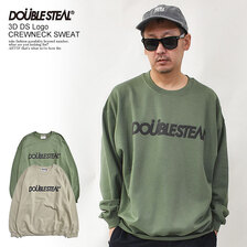 DOUBLE STEAL 3D DS Logo CREWNECK SWEAT 915-12071画像