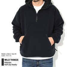Wild Things Polartec Wind Half Zip Hoody WT22114KY画像