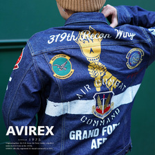 AVIREX TYPE BLUE DENIM JACKET RECON 6112137画像