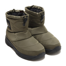 THE NORTH FACE NUPTSE BOOTIE WP LOGO SHORT NEW TAUPE GREENxBLACK NF52076-NK画像
