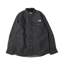 THE NORTH FACE L/S NYLON DENIM NUPTSE SHIRT BLACK DENIM NR72130-BD画像
