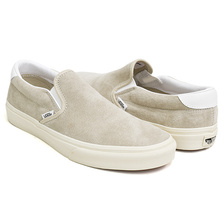 VANS SLIP-ON 59 (PIG SUEDE) OATMEAL / SNOW WHITE VN0A38GU94V画像