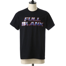 FULL-BK FULL BLANK METAL LOGO TEE画像
