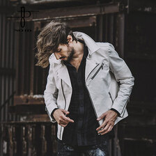 NO ID. BLACK コーティングストレッチWライダースJKT 450006-814B画像