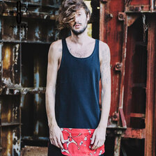 NO ID. BLACK スイッチングヘムラインロングタンクトップ 450006-836T画像