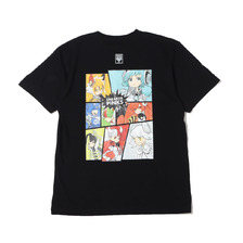 atmos &times; Acky Bright "SNEAKER PINKS" S/S TEE BLACK ACKY-004画像