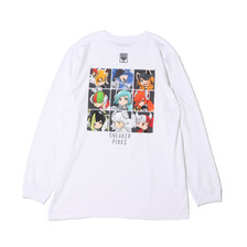 atmos × Acky Bright "SNEAKER PINKS" L/S TEE WHITE ACKY-001画像