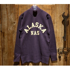 FREEWHEELERS HIGH NECK THERMAL LONGSLEEVE SHIRT &ldquo;U.S.N. NAVAL AIR STATION ALASKA BASE&rdquo; 2135006画像