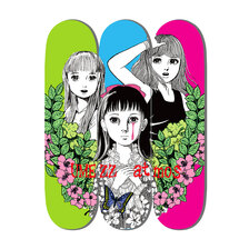 atmos pink &times; 楳図かずお 美少女 3P SKATE DECKS 21AW-UZOT02画像