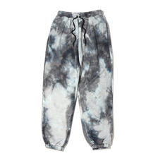 atmos pink &times; 楳図かずお 美少女 おろち TIE-DYE SWEAT PANTS GRAY 21AW-UZPT01画像