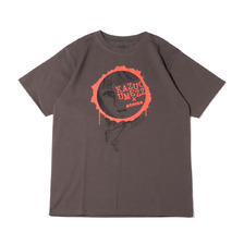 atmos pink &times; 楳図かずお コラボLOGO SS TEE GRAY 21AW-UZTP01画像