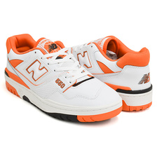 new balance BB550HG1 WHITE / VARSITY ORANGE画像