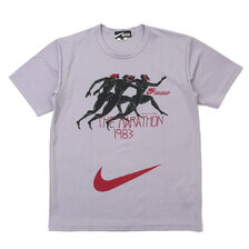 BLACK COMME des GARCONS &times; NIKE 1983 THE MARATHON TEE GRAY画像