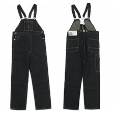 HEADLIGHT 9.5oz SPECIAL WEAVE DENIM SUSPENDER BACK OVERALLS HD42255画像