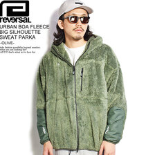 reversal URBAN BOA FLEECE BIG SILHOUETTE SWEAT PARKA RV21AW207画像