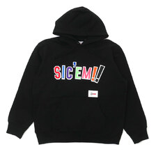 Supreme &times; WTAPS 21FW Sic'em! Hooded Sweatshirt BLACK 21274SPD-CSM02S画像