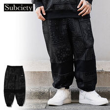 Subciety PAISLEY SWEAT PANTS 109-01759画像