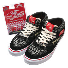 VANS &times; MOONEYES Half Cab Mooneyes Black/White画像