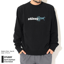 STUSSY Sport Applique Crew Sweat 118444画像