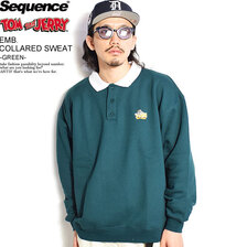 Sequence by B-ONE-SOUL TOM and JERRY EMB. COLLARED SWEAT T-2370903画像