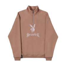 SUPPLIER PLAYBOY QUARTER ZIP SWEAT画像