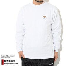 BEN DAVIS Face EMB L/S Tee C-2380025画像