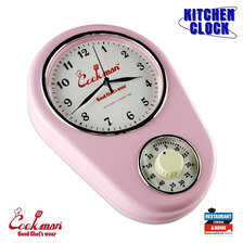 COOKMAN KITCHEN CLOCK PINK 233-13914画像