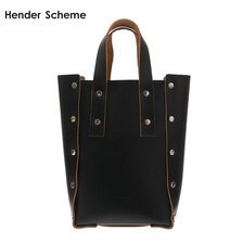 Hender Scheme Assemble Hand Bag Tall S BLACK画像