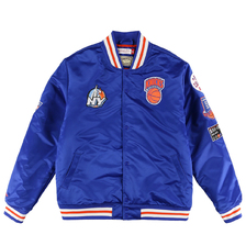Mitchell & Ness CHAMP CITY SATIN JACKET NEW YORK KNICKS OJBF3232NYK画像