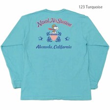 Buzz Rickson's &times; PEANUTS L/S T-SHIRT "NAVAL AIR STATION" BR68892画像