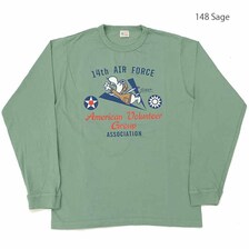 Buzz Rickson's &times; PEANUTS L/S T-SHIRT "A.V.G." BR68890画像