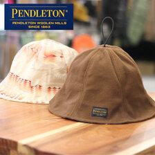 PENDLETON &times; YURIE REVERSIBLE SAUNA HAT 213070画像