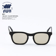 OWN #01 BLACK/CLEAR BROWN OW-01BK-CBR画像