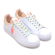 adidas STAN SMITH W FOOTWEAR WHITE/HALO BLUSH/ACID RED GW0571画像