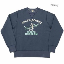 BARNS COZUN GUSSET CREW SWEAT "Picn Pac" BR-21430画像