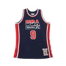 Mitchell & Ness NBA AUTHENTIC JERSEY NAVY USA 92 MICHAEL JORDAN MN42JT02-225画像